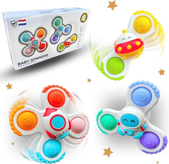Baby Spinners Set | Colorful Toys for Sensory Play