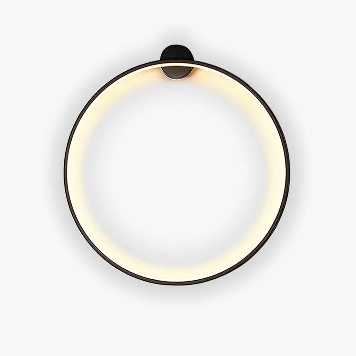 Contemporary Wall Ring Lamp | Elegant Scandinavian Design with LED Glow