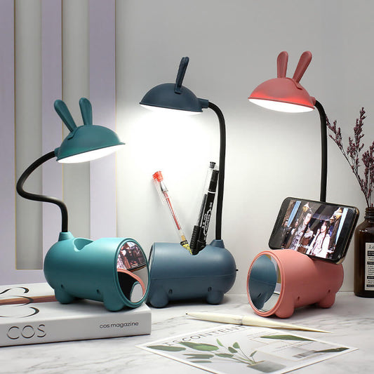 Bunny Desk Lamp | Cute Touch Control with Pen Holder