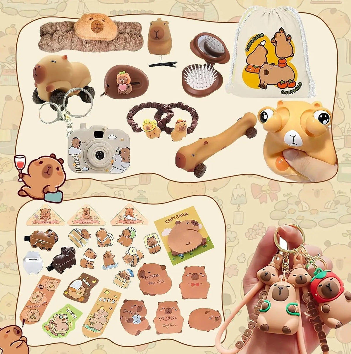 Capybara Advent Calendar | 24 Festive Surprises for Kids