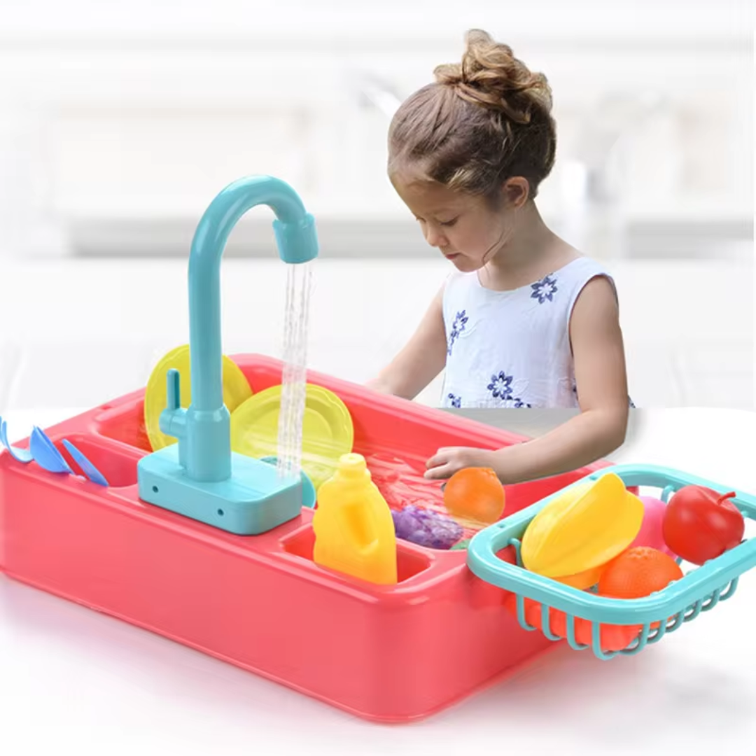 Educational Sink Toy for Kids | Interactive Water Tap Play Set