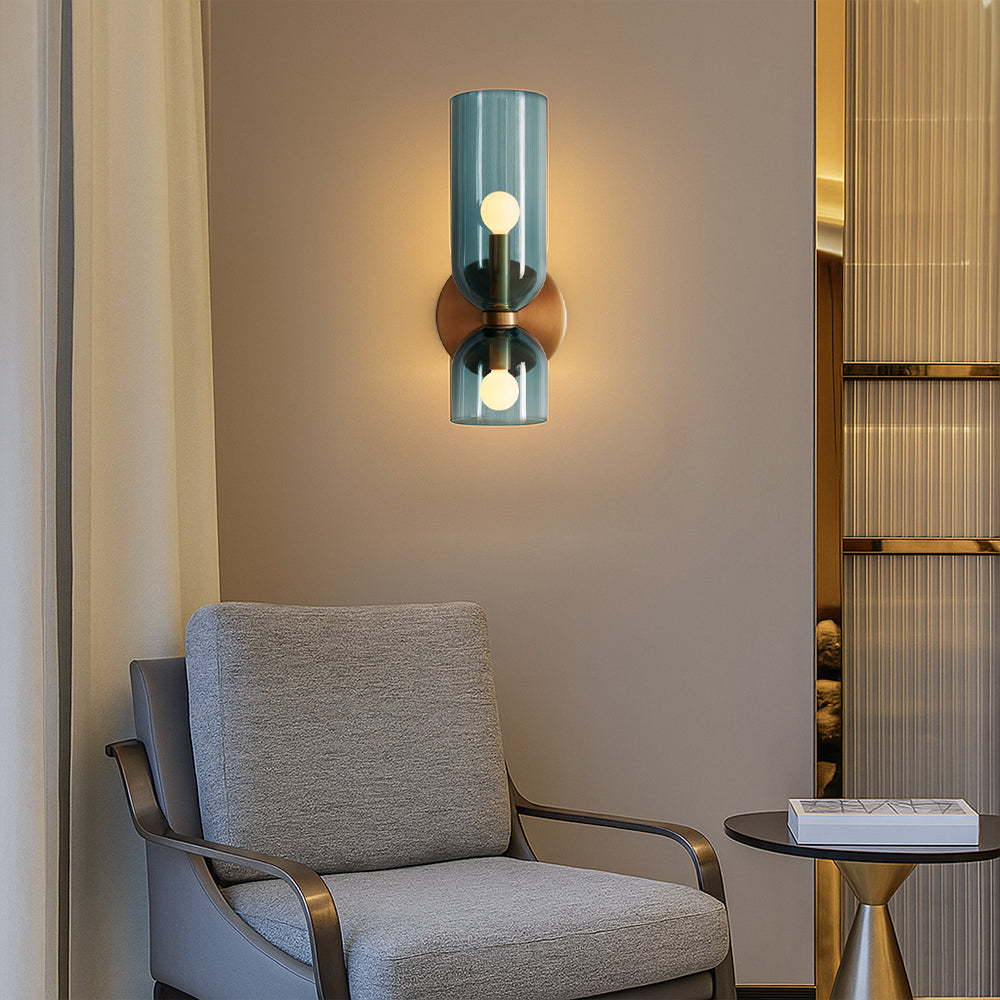 Glass Wall Lamp | Elegant Minimalist Design for Cozy Spaces