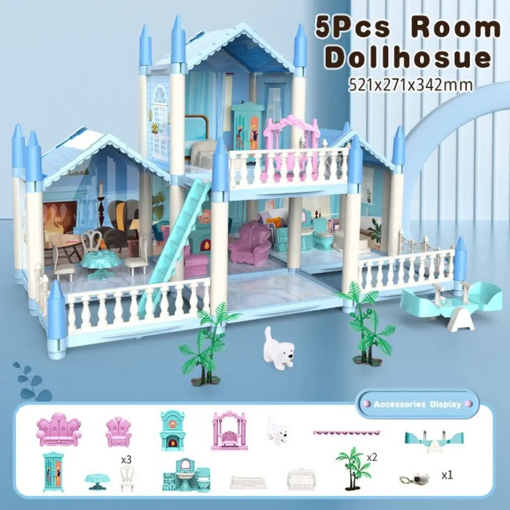 DIY 3D Dollhouse Kit | Creative Miniature Craft Set for Kids