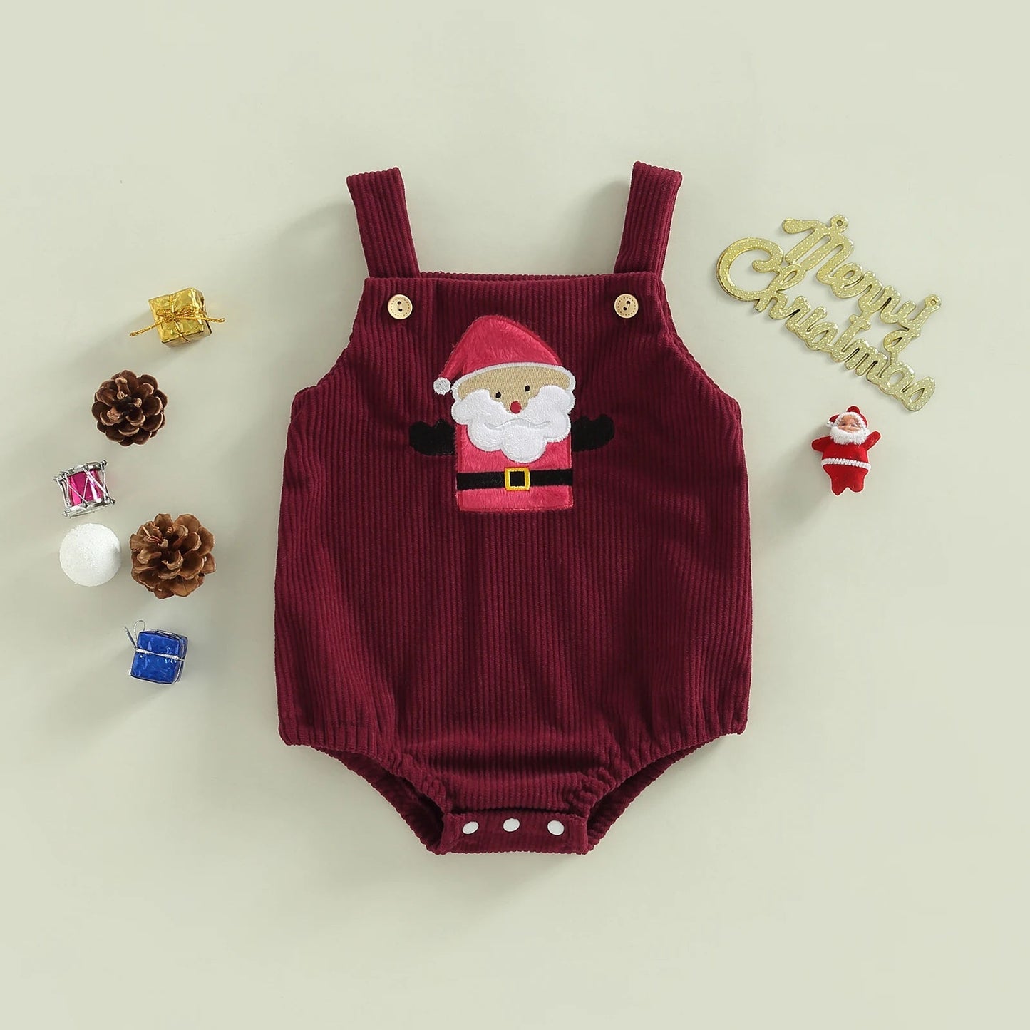 Christmas Overall Romper | Unique Design, Comfortable Fit
