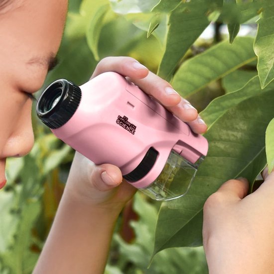 Kids Portable Microscope | 60x-120x Magnification with LED Light
