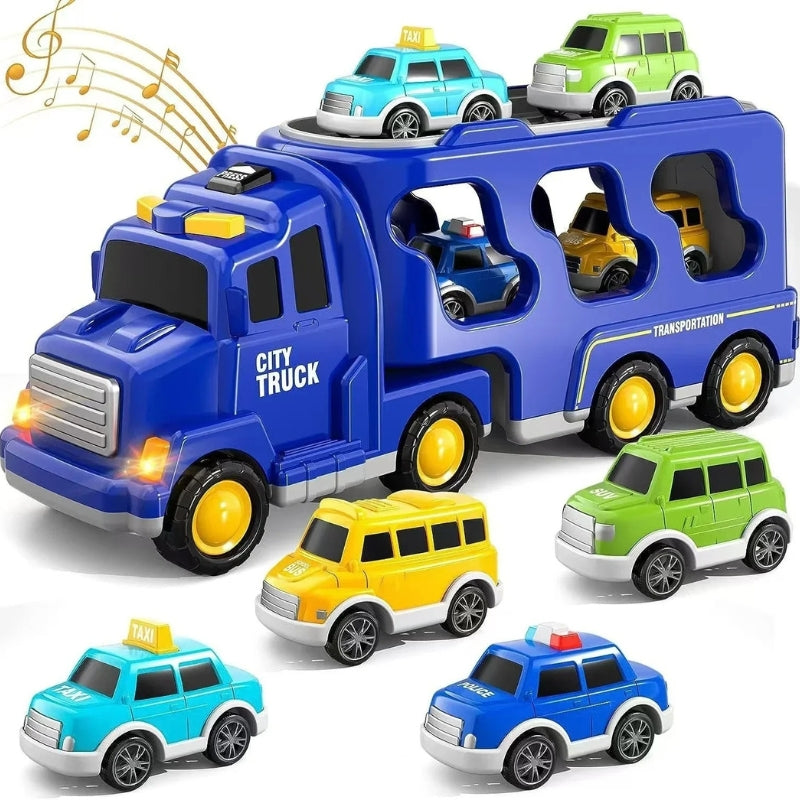 Kids Car City Playset | Interactive Roads, Vehicles & Sounds