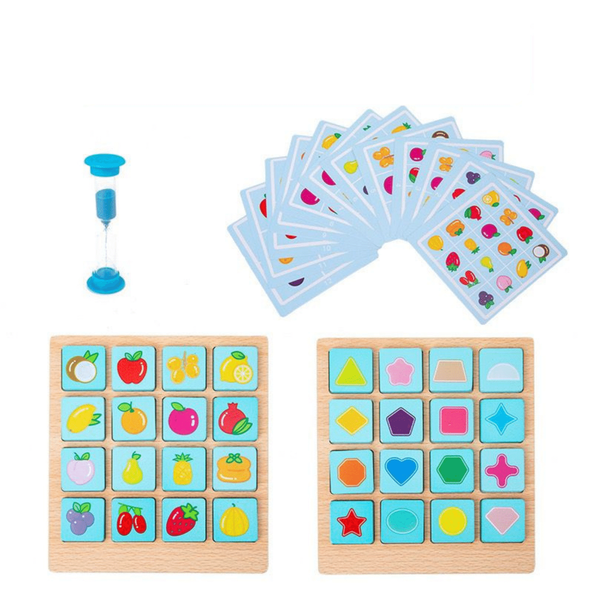 Wooden Memory Game for Kids | Boosts Memory and Fine Motor Skills