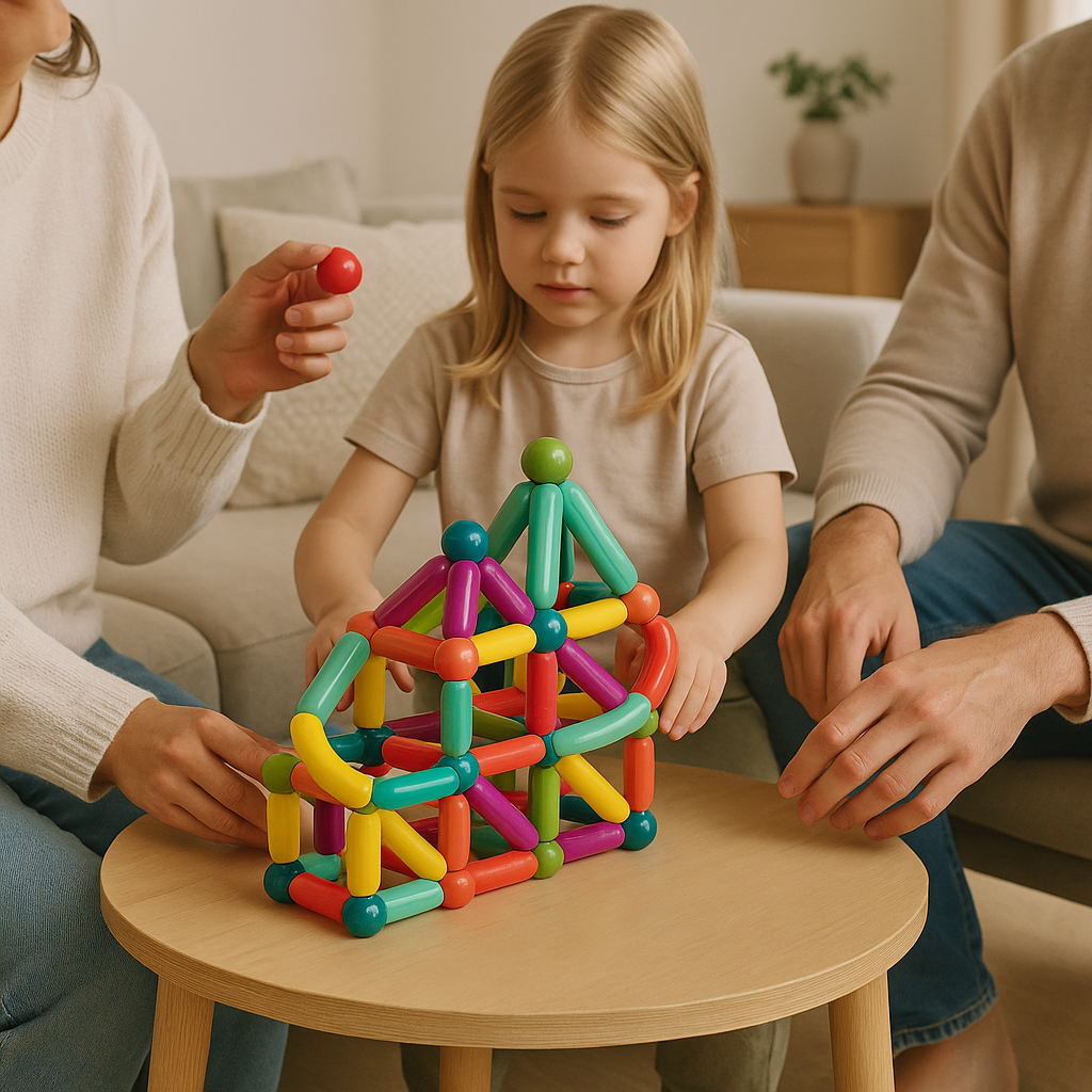 Magnetic Building Sticks | Creative Eco-Friendly Educational Toy