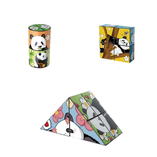 Panda Puzzle Cube | Fun and Educational Stress Relief