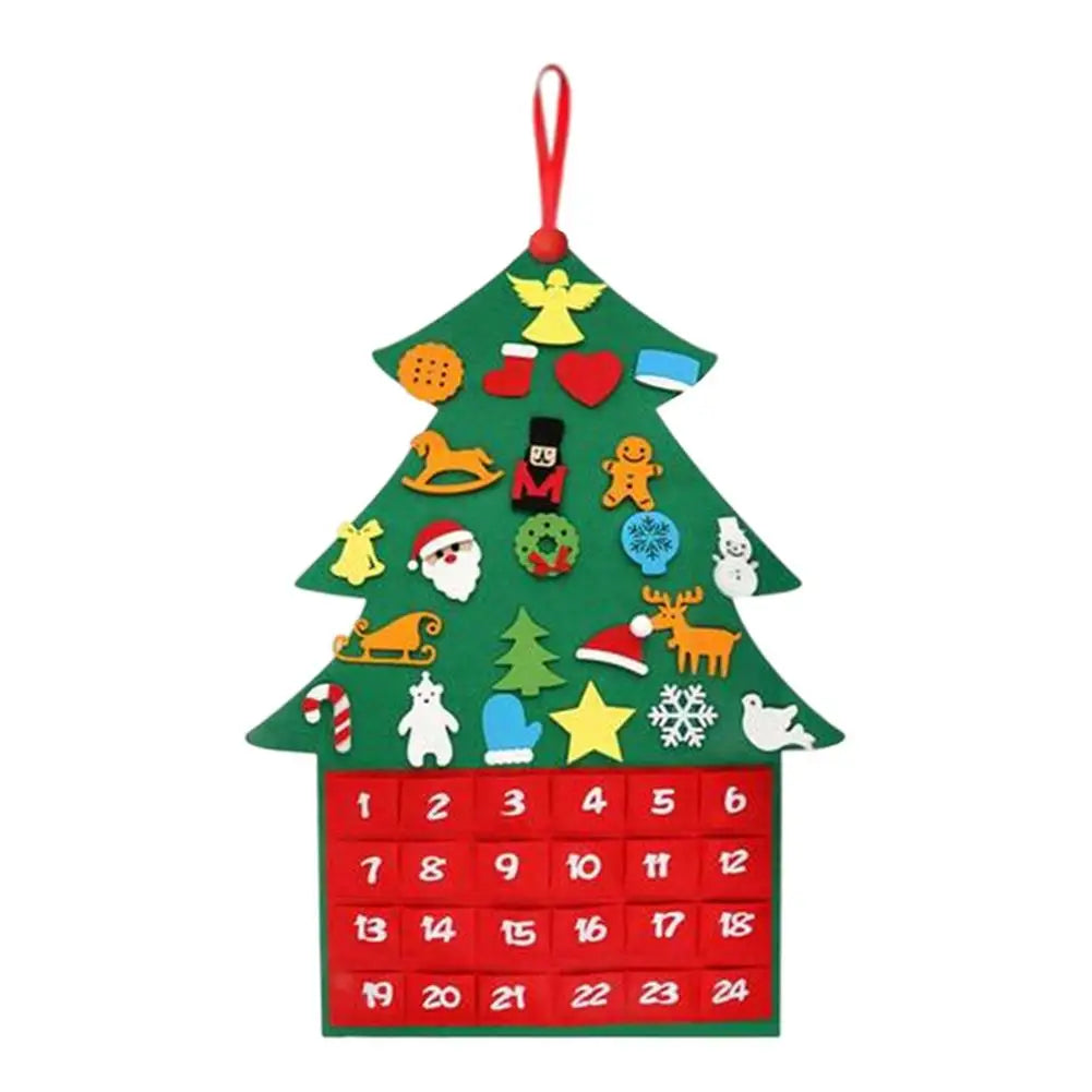 Advent Calendar for Christmas Countdown | 24 Fillable Pockets for Surprises