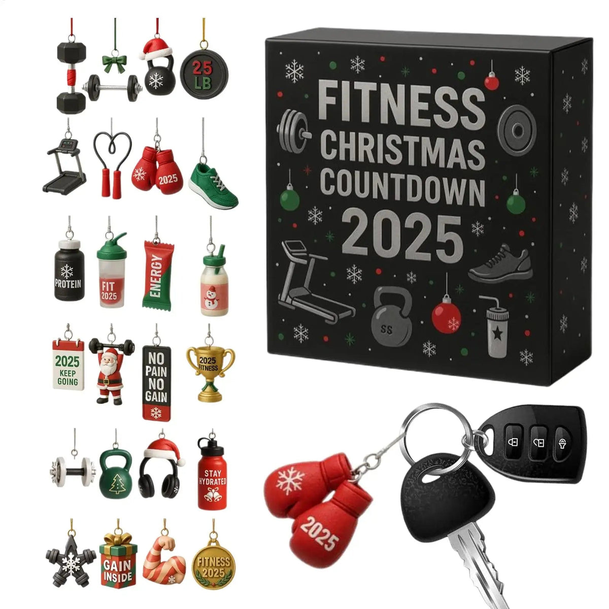Fitness Advent Calendar | Motivational Daily Workout Items