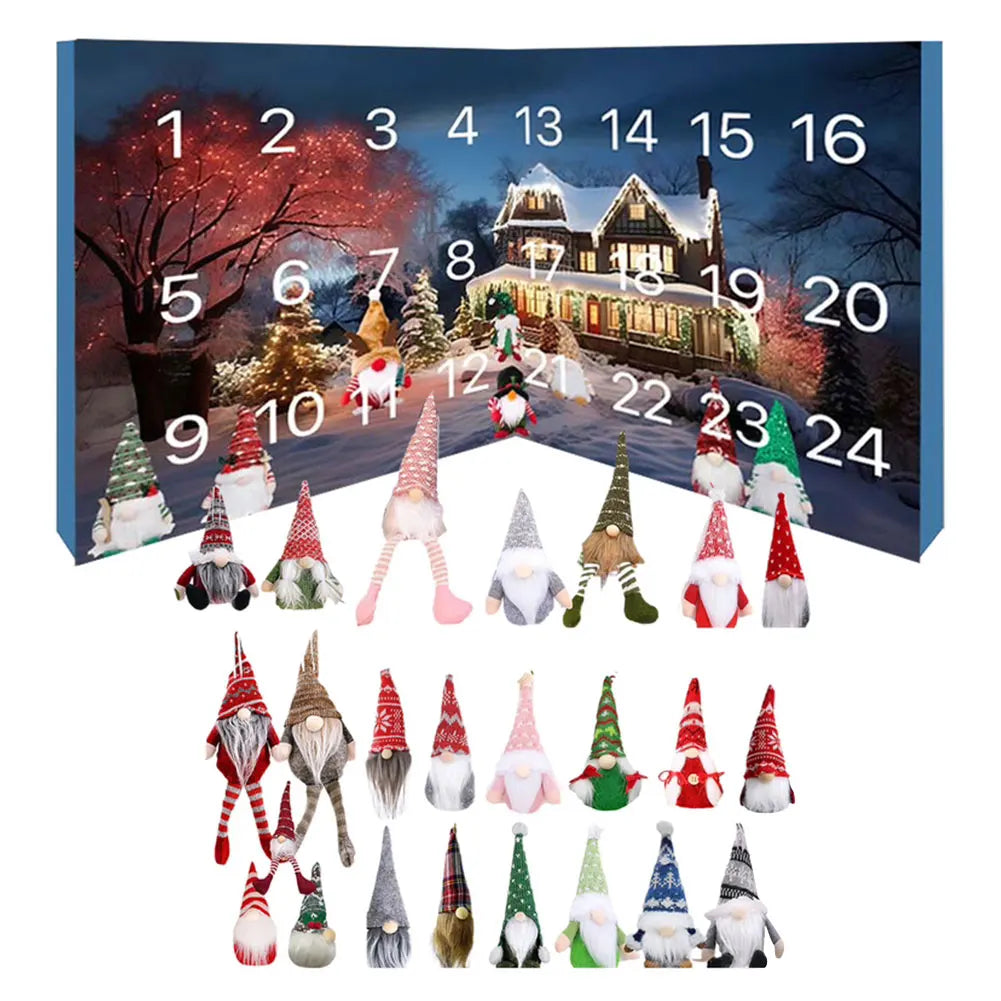 Advent Calendar for Kids | 24 Plush Gnome Surprises
