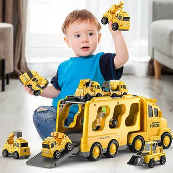 Double Decker Truck Playset | Mini Vehicles and Music Function