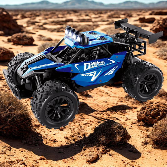 High-Speed Remote Control Car | Durable Alloy Frame with LED Lights