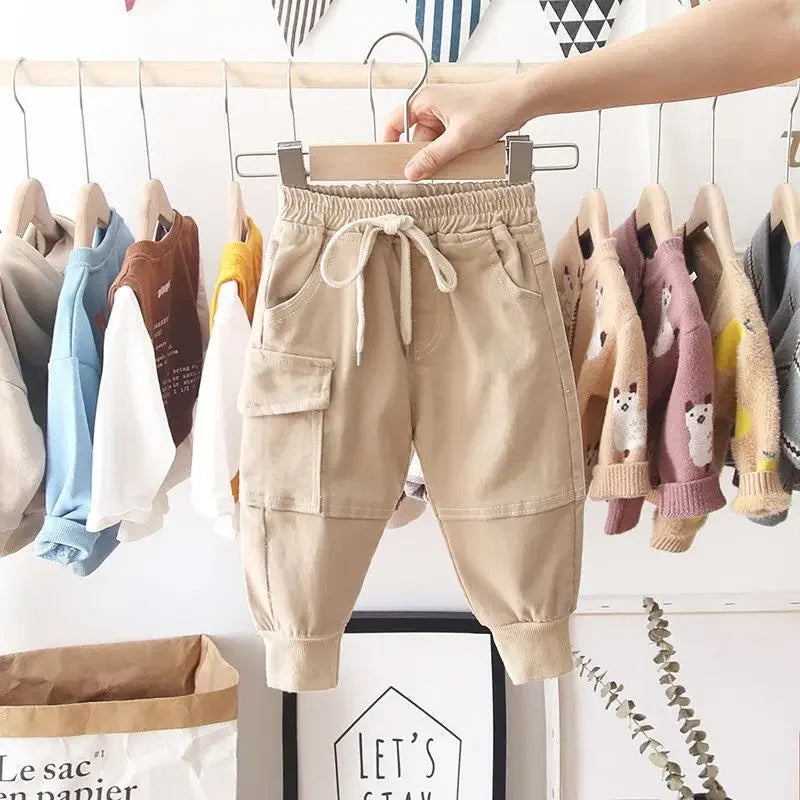Boys' Cargo Pants | Comfy Cotton, Multiple Pockets
