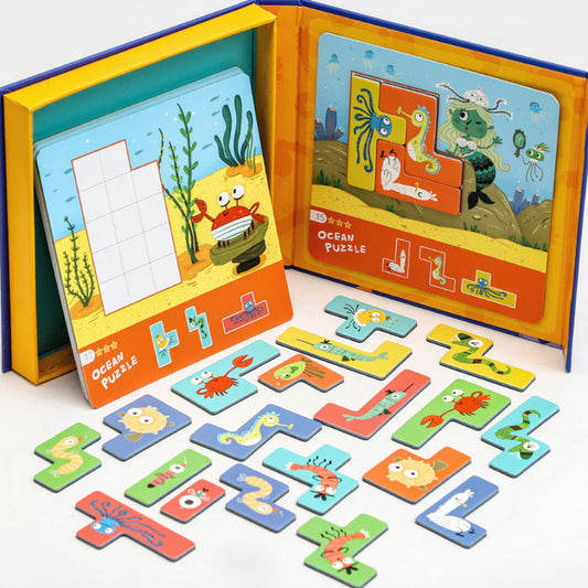 Ocean Animals Educational Puzzle | Safe, Durable & Engaging Fun