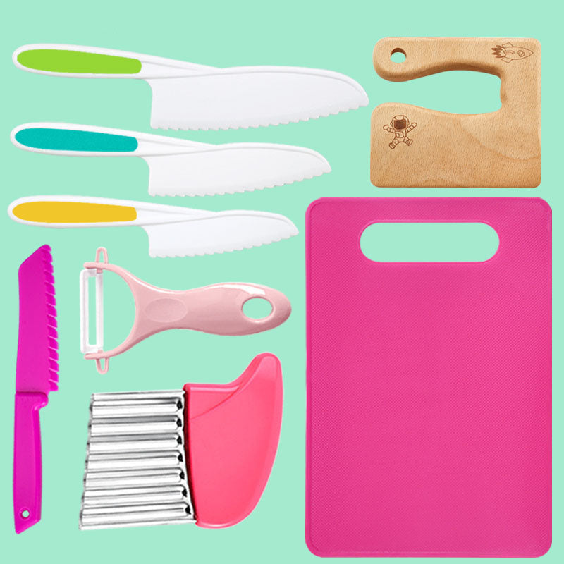 Kids Cooking Set | Safe BPA-Free Cutting Tools