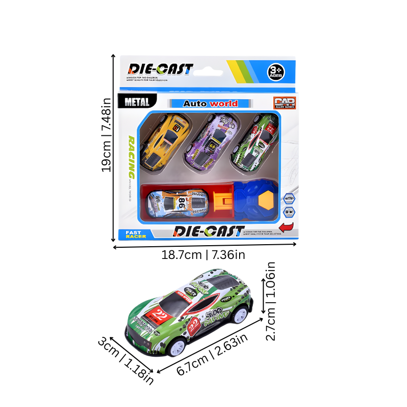 Mini Car Launcher Set | Fun Racing Adventure for Kids