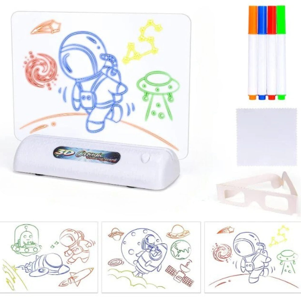 Glowing Drawing Board | Interactive Fluorescent Art Creation