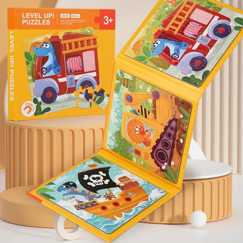 Magnetic Animal Puzzle Book | Engaging Skill-Building Fun