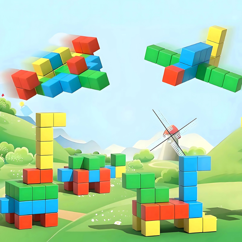Magnetic Building Blocks Set | Stimulate Creativity and STEM Learning