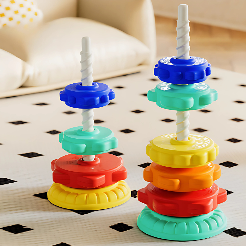 Colorful Stacking Tower Toy | Enhances Learning and Motor Skills