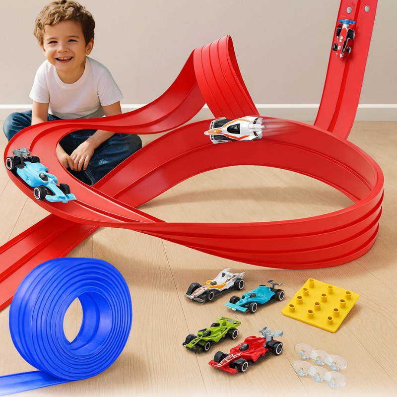 Flexible Racing Track Set | Transform Any Space Into A Racetrack