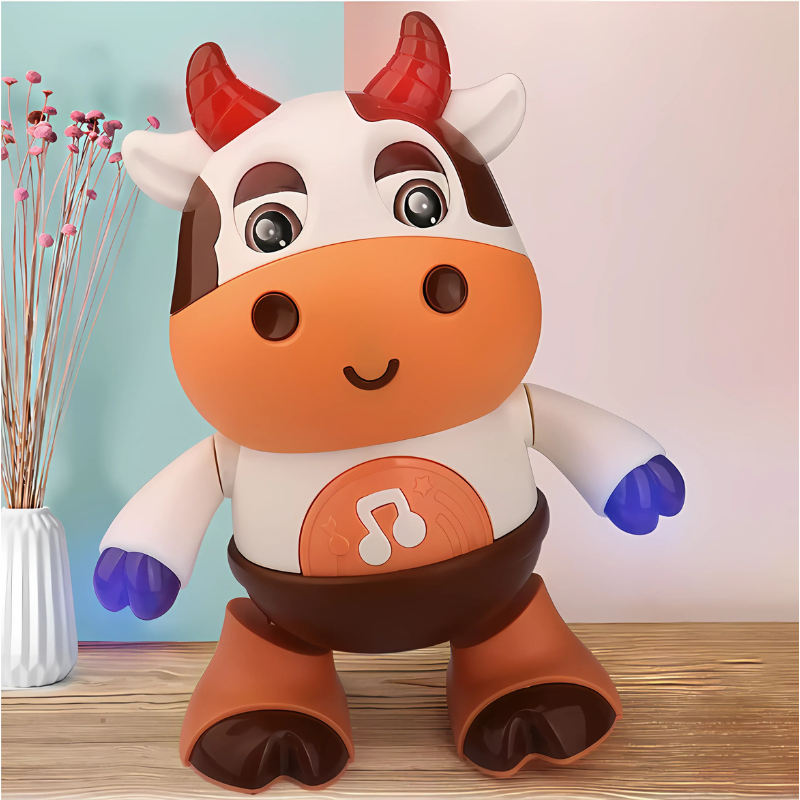 Light-Up Dancing Cow Toy | Musical Fun for Active Play