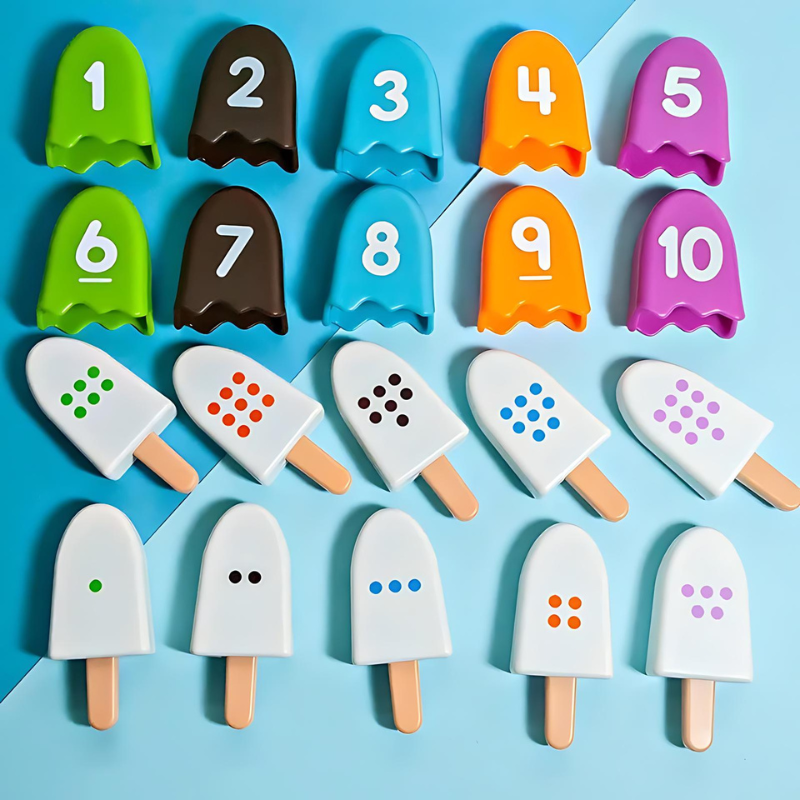 Interactive Ice Cream Number Game | Enhances Cognitive and Motor Skills
