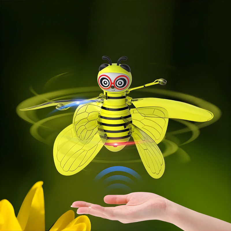 Gesture-Controlled Flying Bee | Motion-Sensitive Active Play Toy