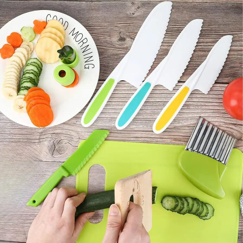 Kids Cooking Utensil Set | Safe Tools for Little Chefs