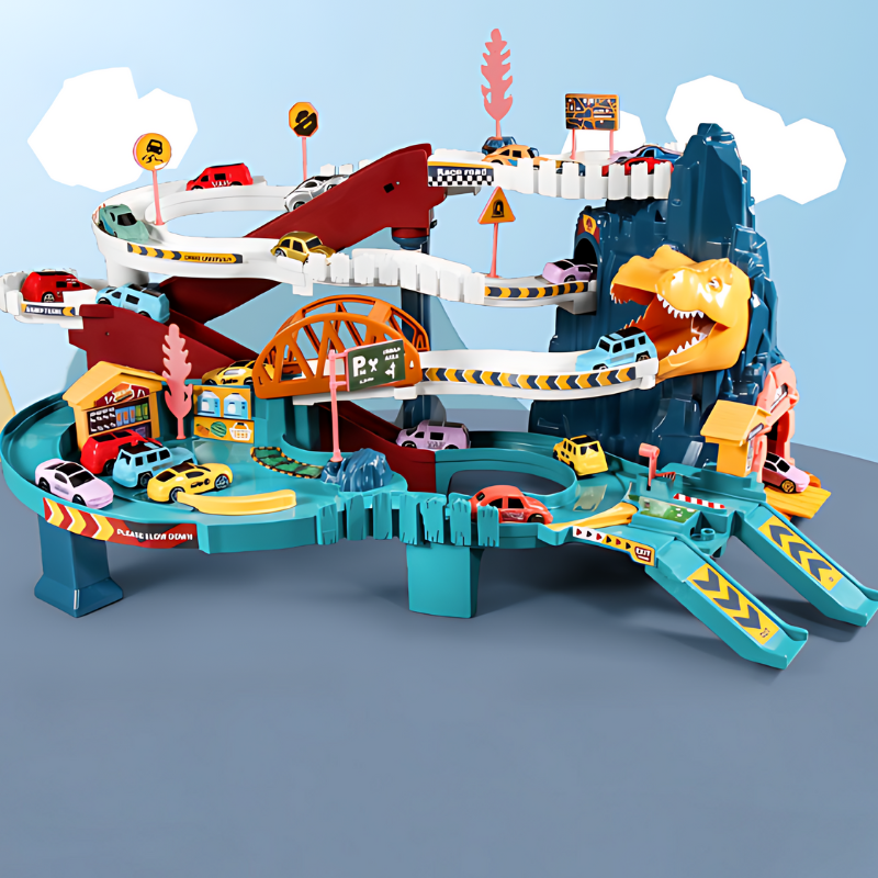 Dinosaur Race Track Set | Develops Fine Motor Skills Through Play