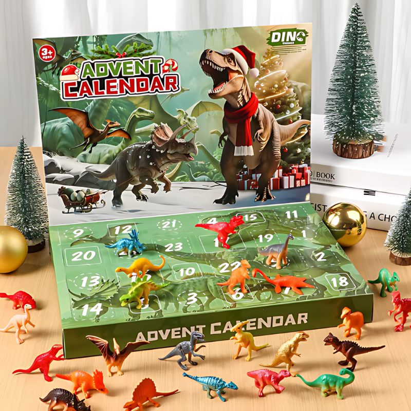 Dinosaur Advent Calendar | 24 Days of Holiday Fun