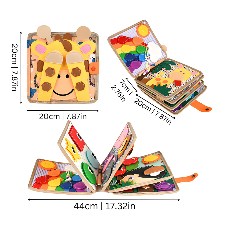 Montessori Sensory Book | Engaging Tactile Learning Adventure