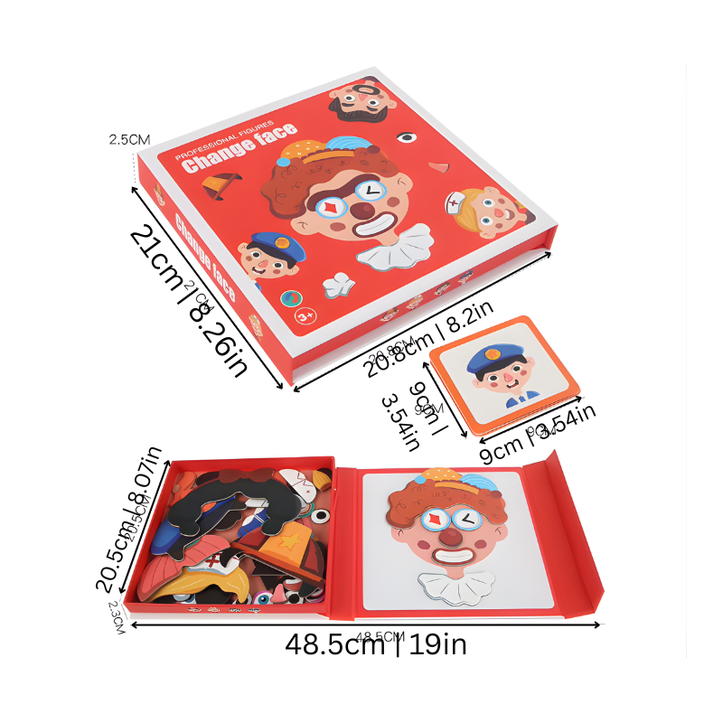 Magnetic Puzzle Set for Kids | Eco-Friendly Learning and Fun
