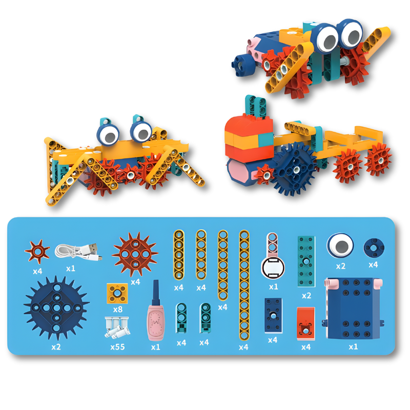 Motorized Construction Toy | Inspires Creativity and Problem-Solving