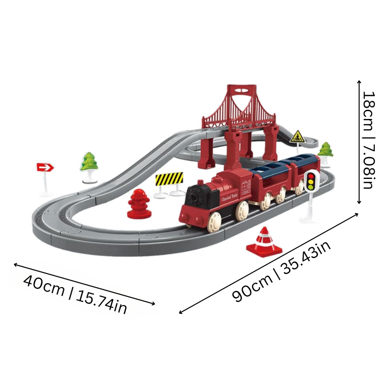 Buildable Electric Train Set | Encourages Hands-On Learning Through Play