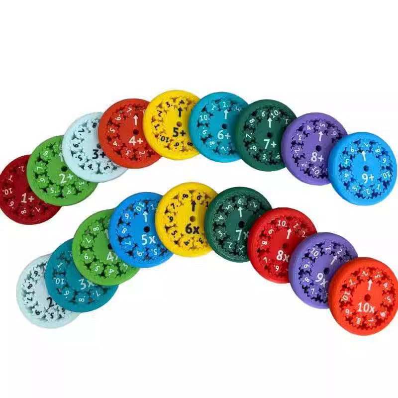 Educational Fidget Spinner Toy | Colorful Math Learning Tool for Kids