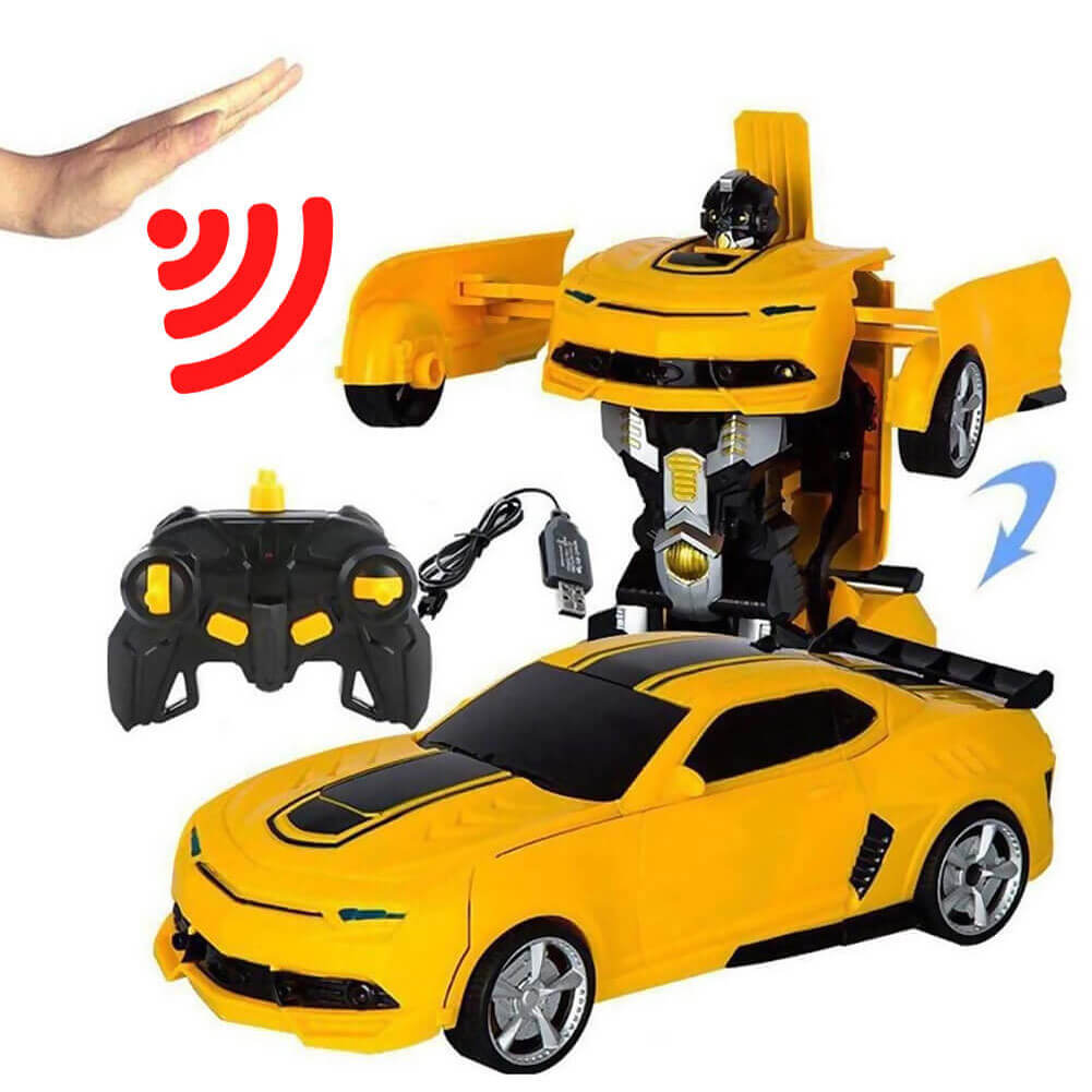 Transforming RC Robot Car | Gesture Control with LED Lights