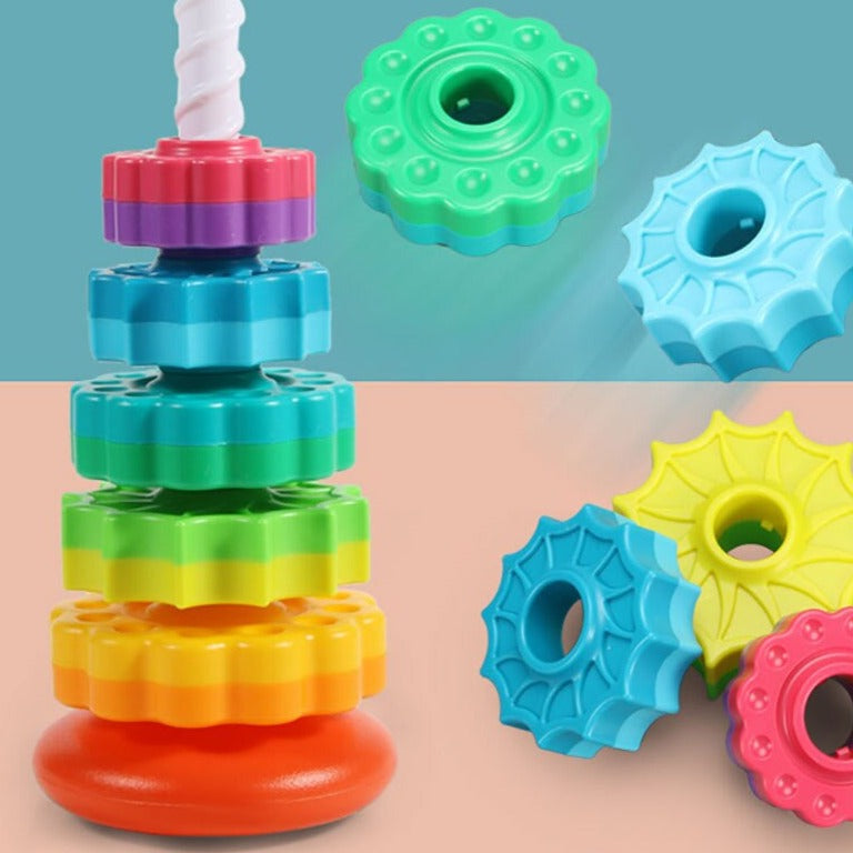 Educational Stacking Toy | Colorful Design for Fine Motor Skills
