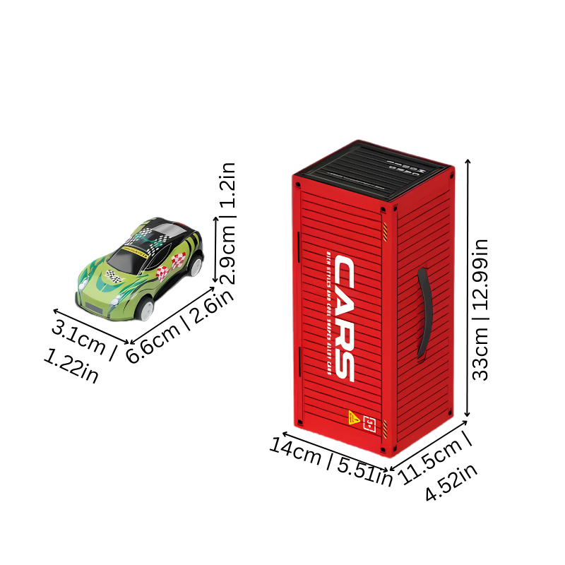 Alloy Racing Car Set | Durable Case for Endless Fun
