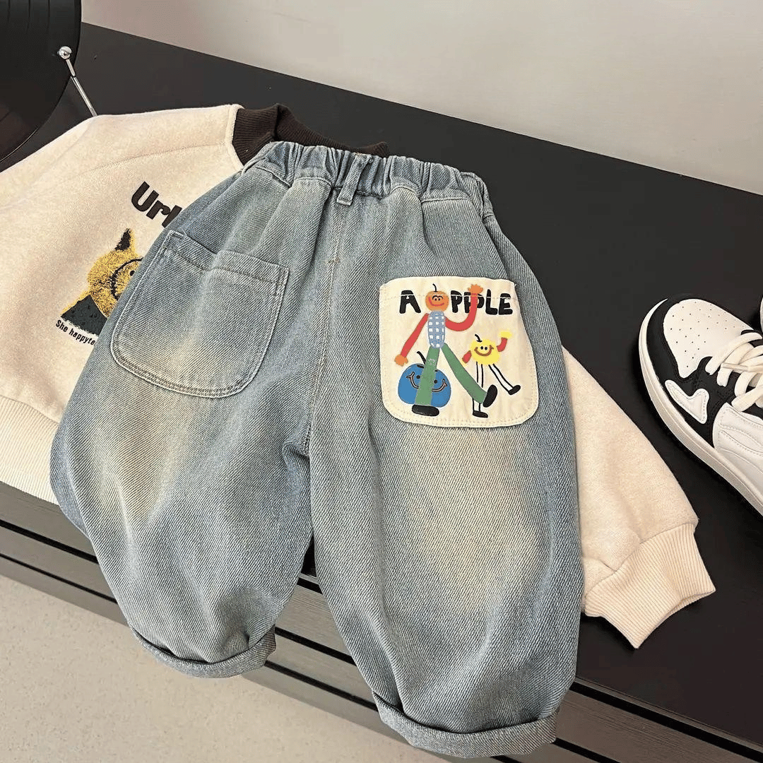 Kids Printed Denim Jeans | Fun Prints with Comfortable Fit