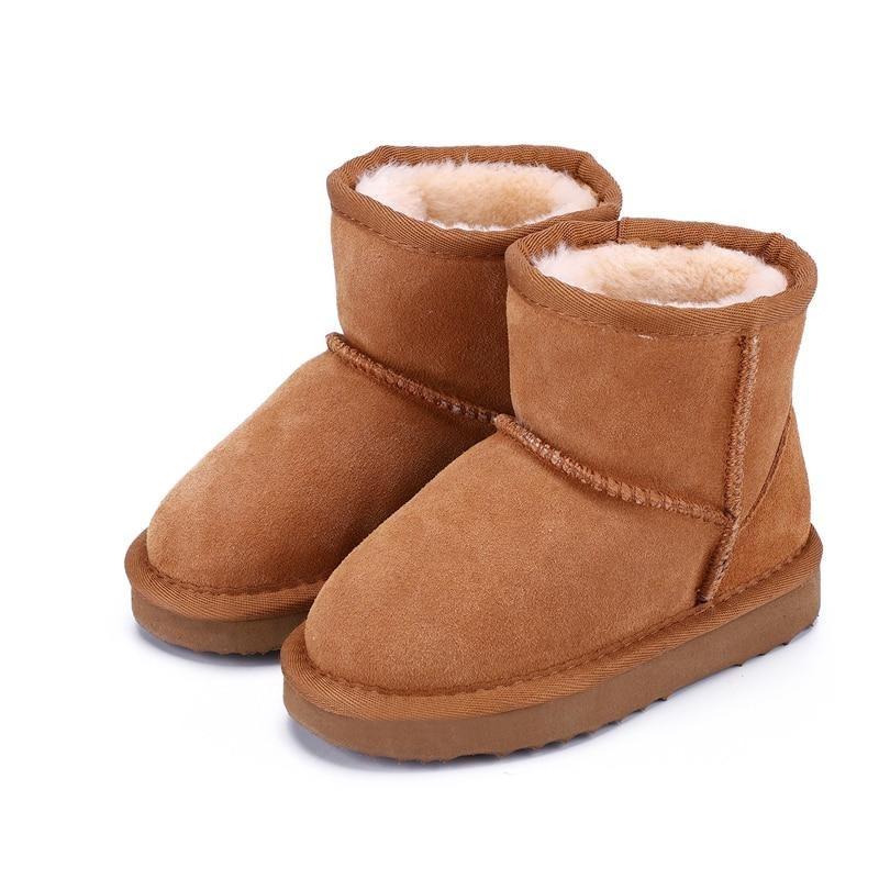 Kids Winter Fleece Boots | Warm, Non-Slip, Easy to Wear