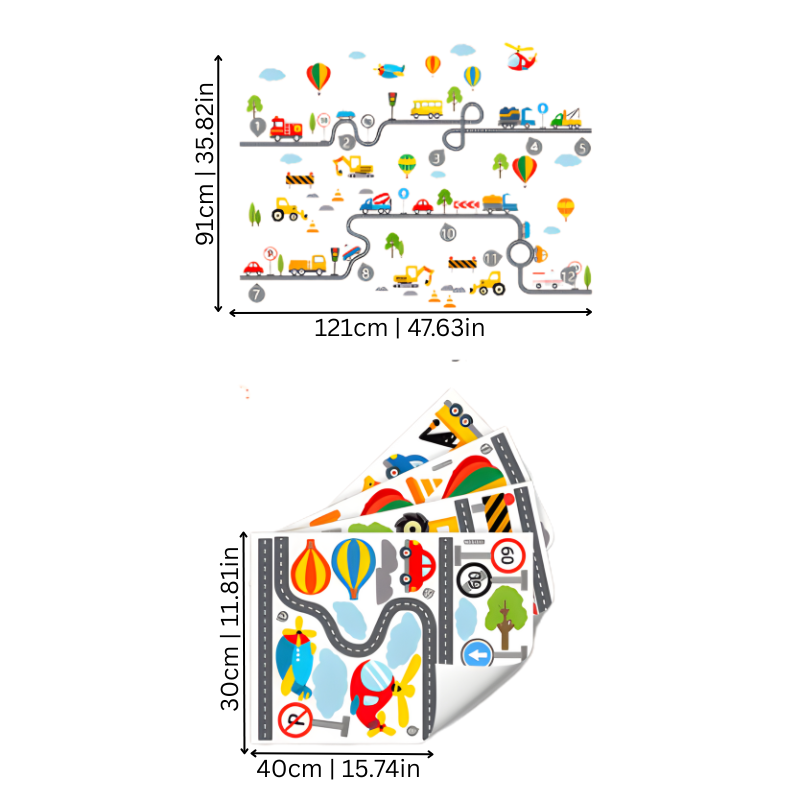 Car & Road Wall Stickers | Inspire Imagination and Creativity