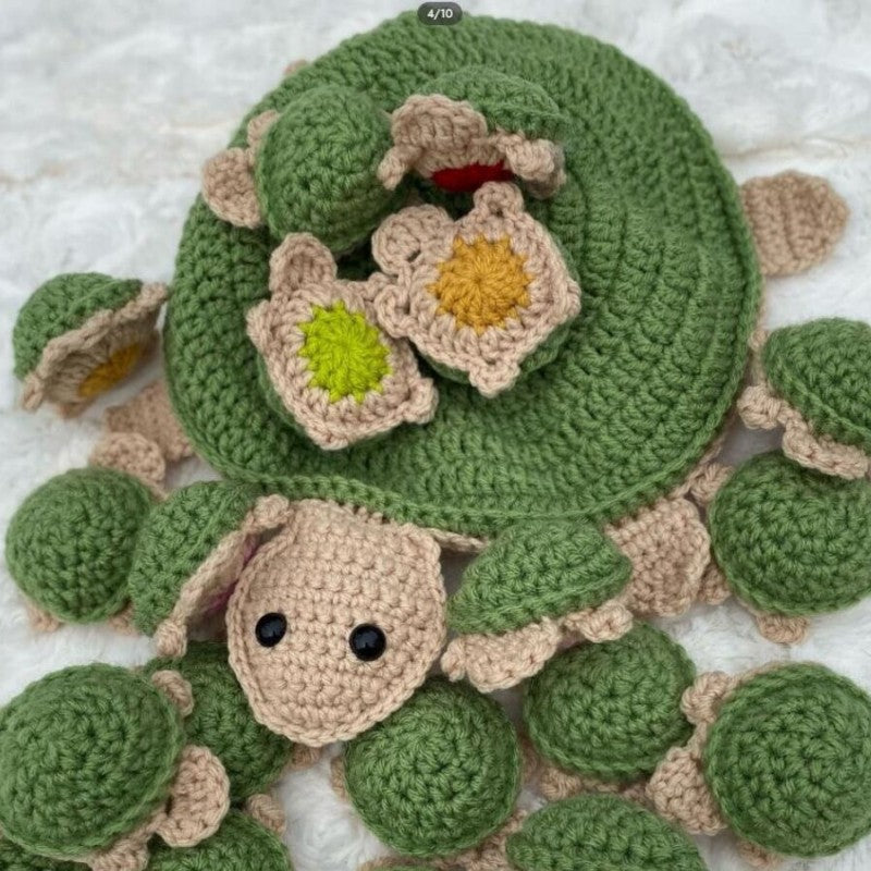Crochet Turtle Memory Game | Fun Cognitive Development for Kids