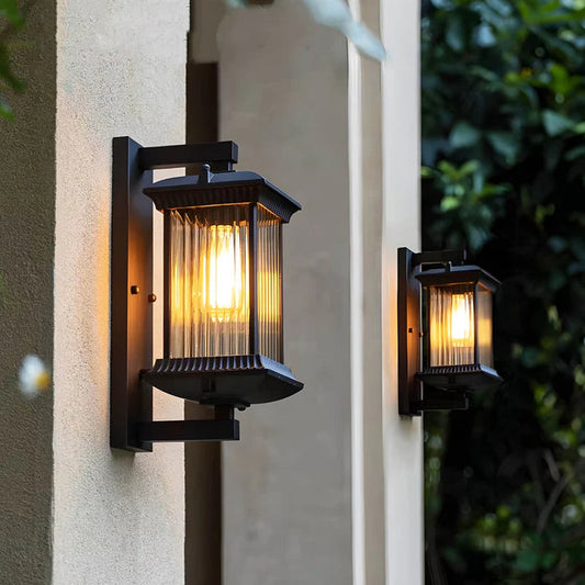 Outdoor Wall Lantern Light | Timeless Elegance with LED Glow