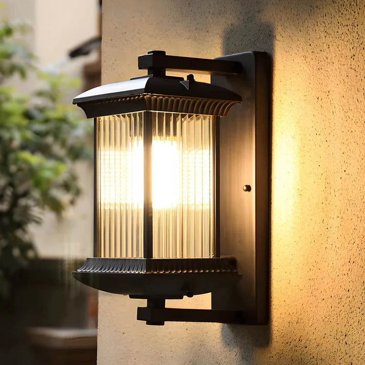 Outdoor Wall Lantern Light | Timeless Elegance with LED Glow