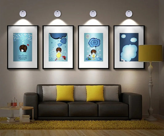 Wireless LED Spotlight | Remote-Controlled Dimmable Indoor & Outdoor Light