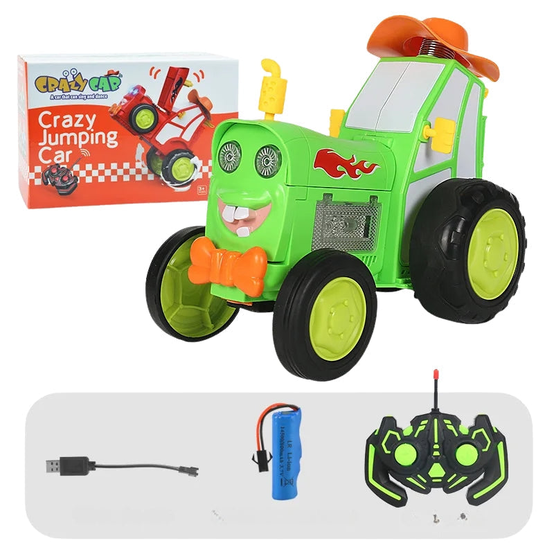 Jumping RC Stunt Car | Music, Lights & Upright Mode