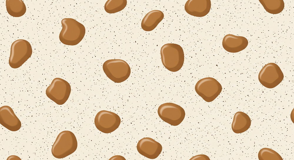 Brown Pebble Pattern Wall Mural